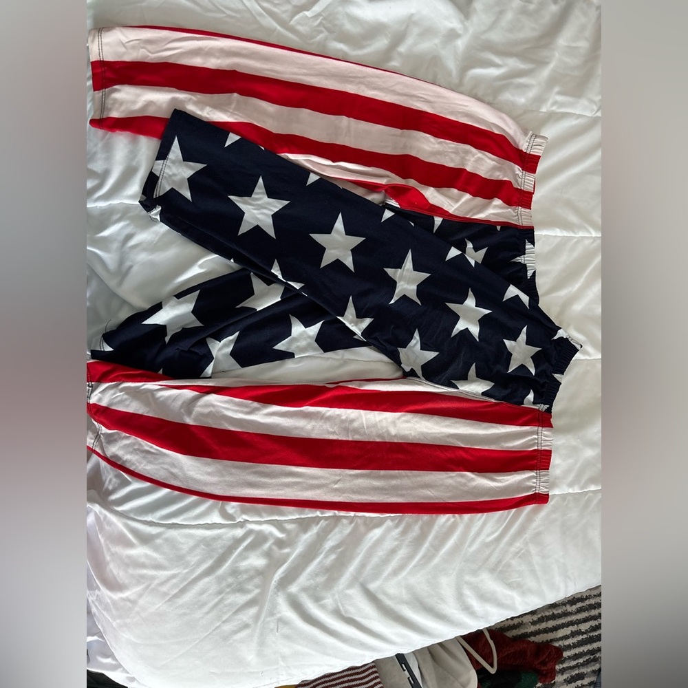 American flag leggings